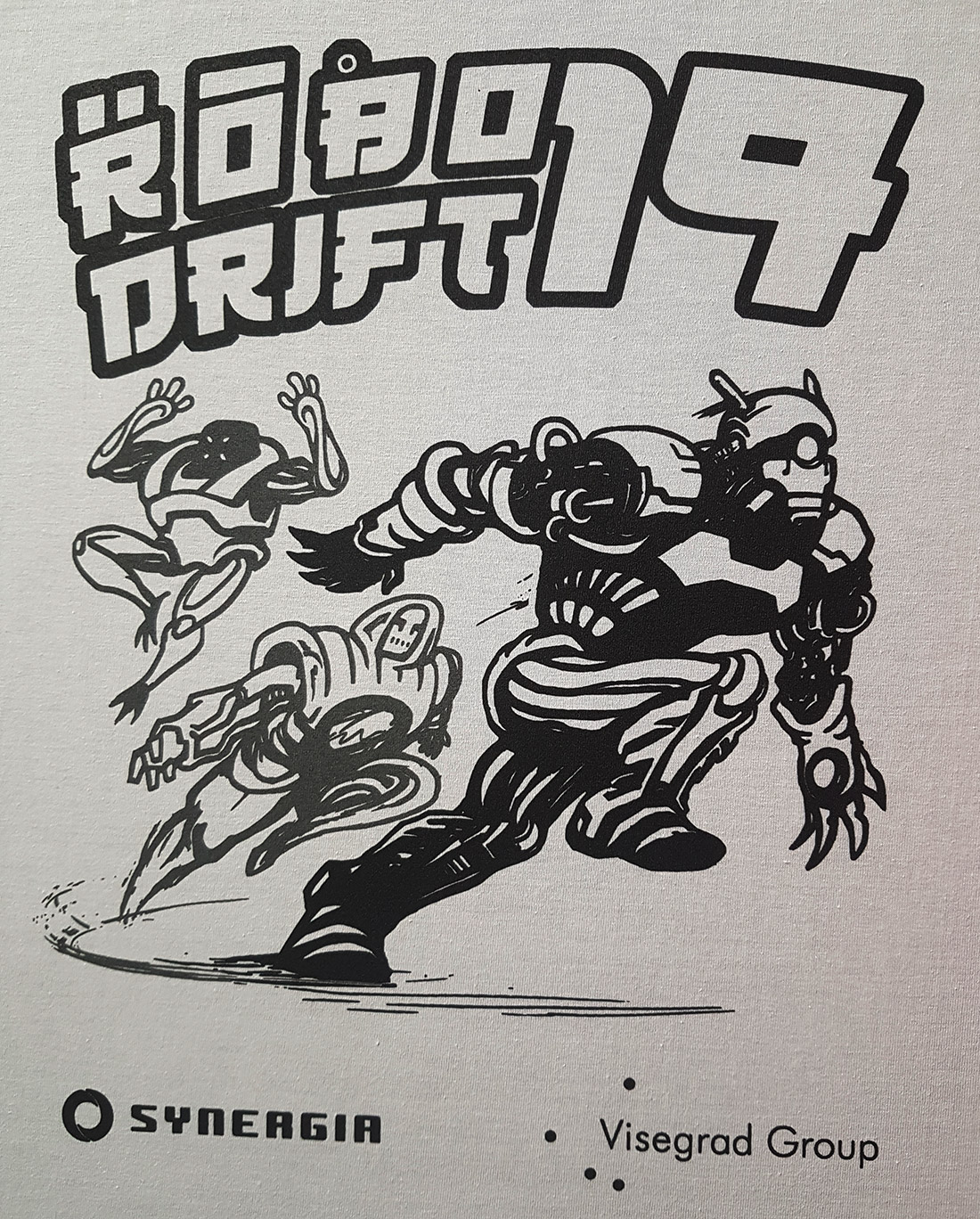 Robo Drift 2019 (technika: sitodruk)