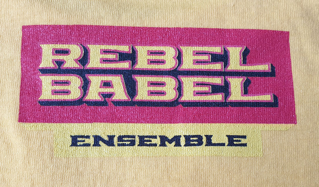 Rebel Babel Ensamble (technika: sitodruk)